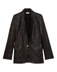 Zadig & Voltaire Blazer Valse Knitterleder Land