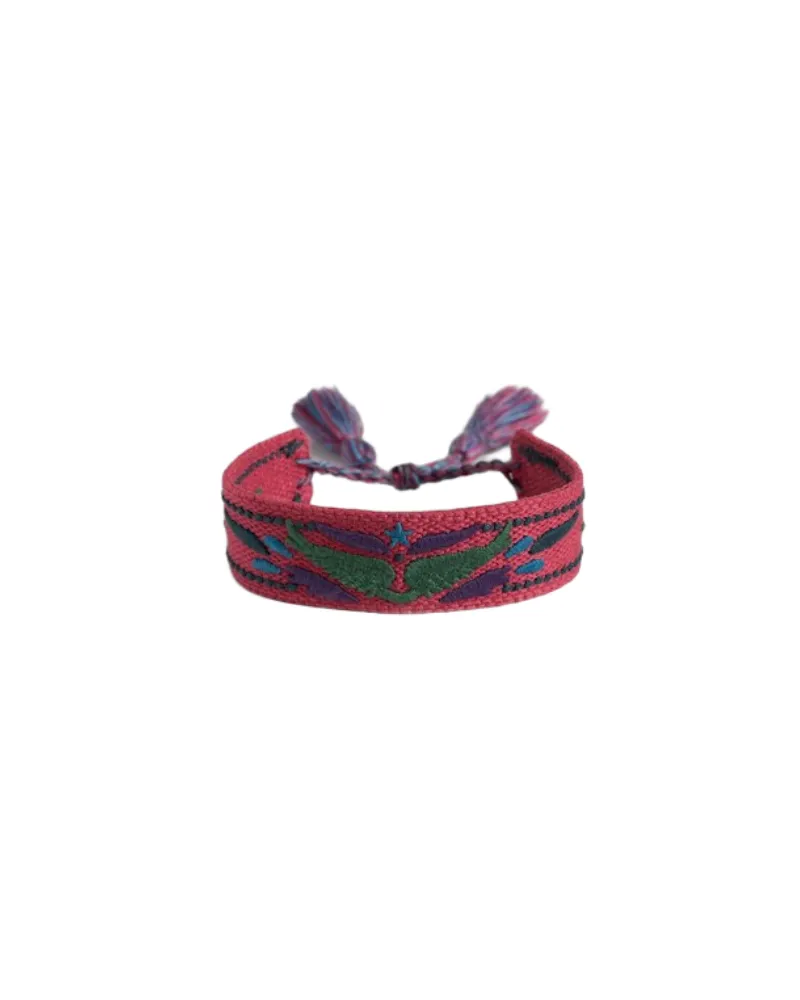 Zadig & Voltaire Zadig Wings Gewebtes Armband Rosa