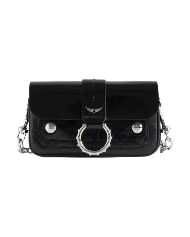 Zadig & Voltaire Tasche Kate Wallet Vintage Patent Schwarz