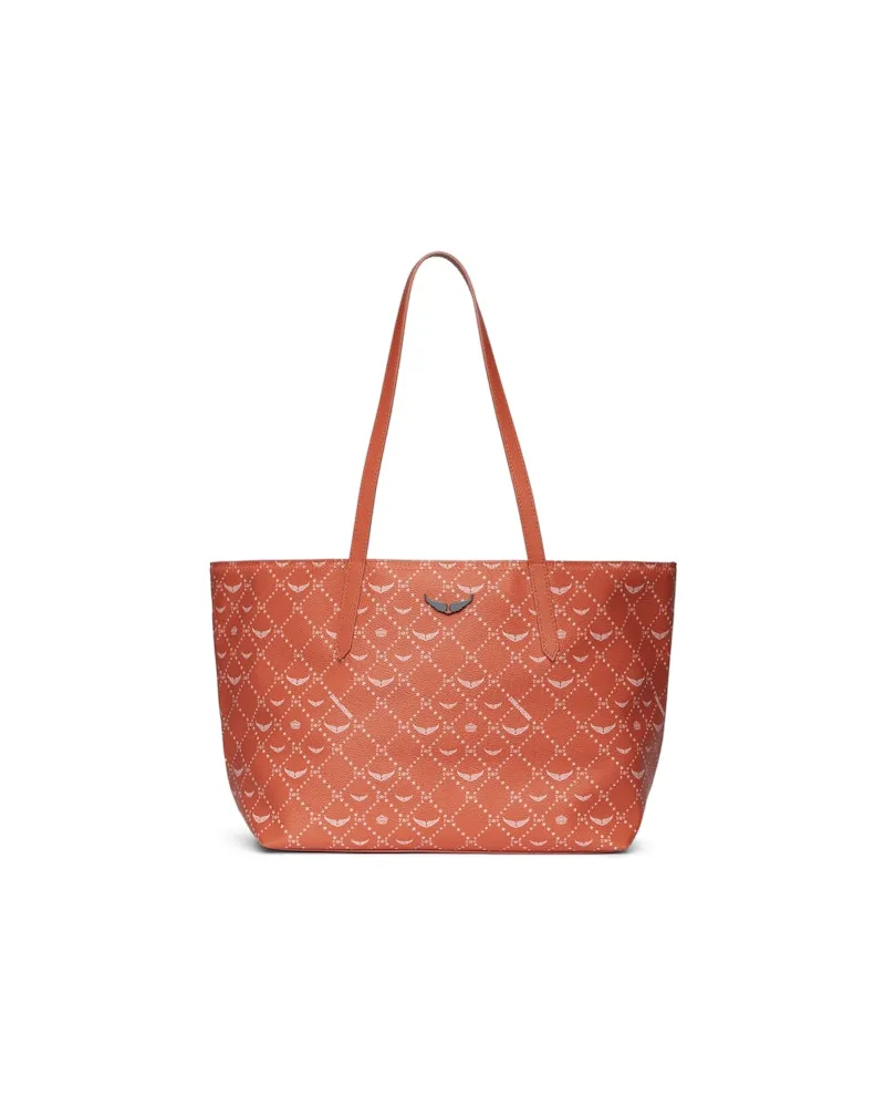 Zadig & Voltaire Z Shopper Monogram Tasche Orange