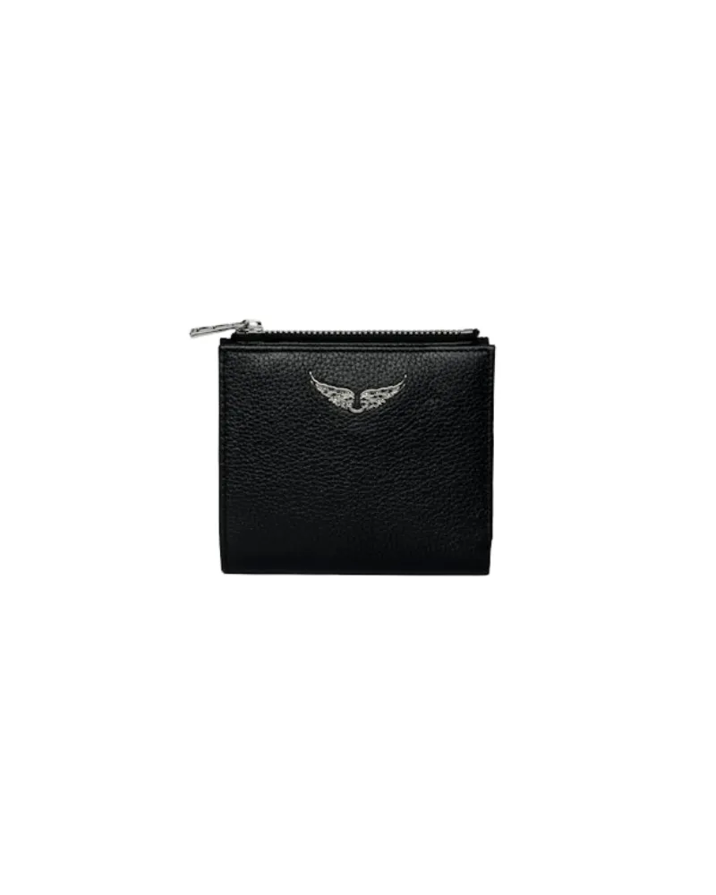 Zadig & Voltaire ZV Wallet Brieftasche Schwarz