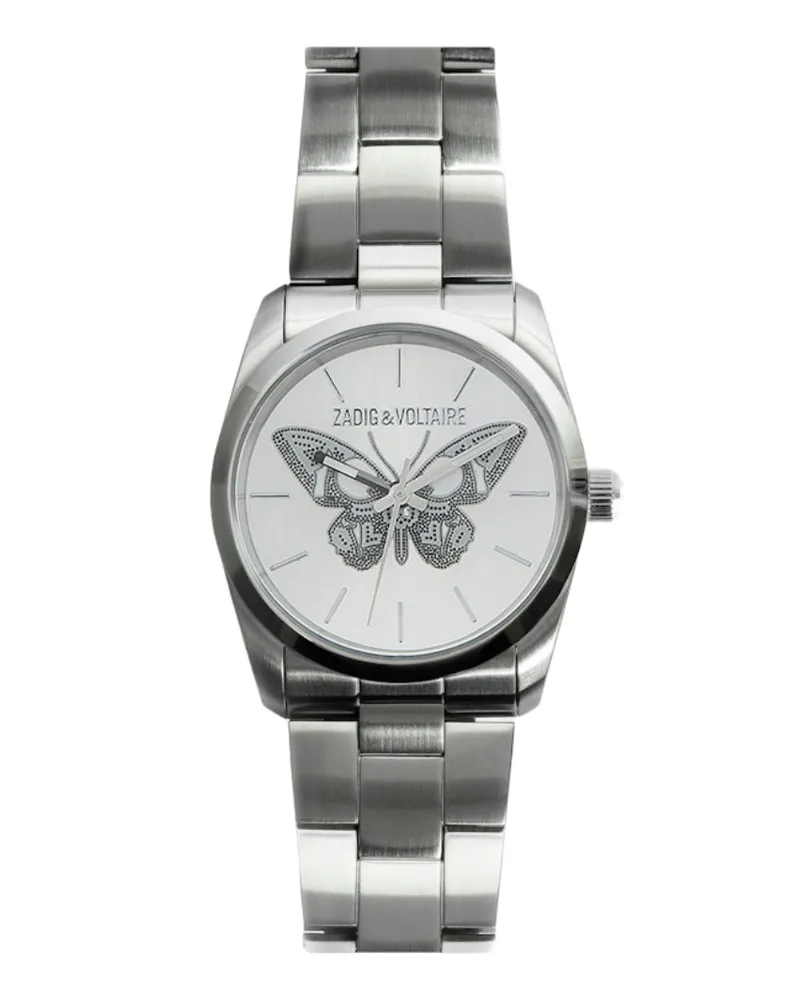 Zadig & Voltaire Zadig Butterfly Uhr Silber