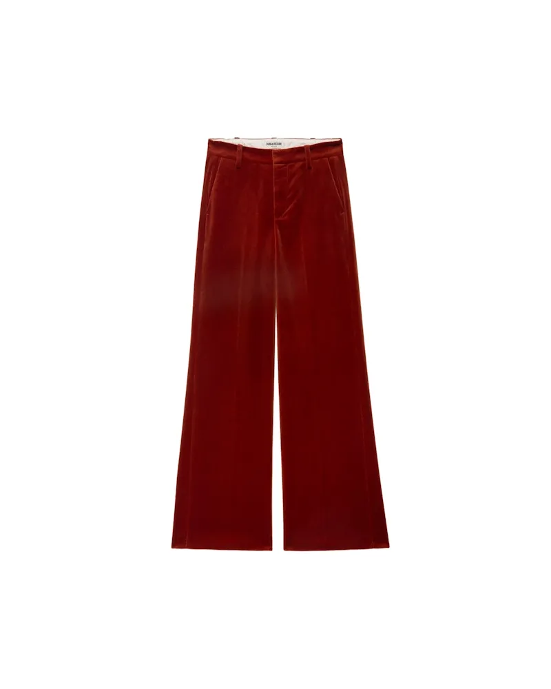 Zadig & Voltaire Hose Panol Velours Burn