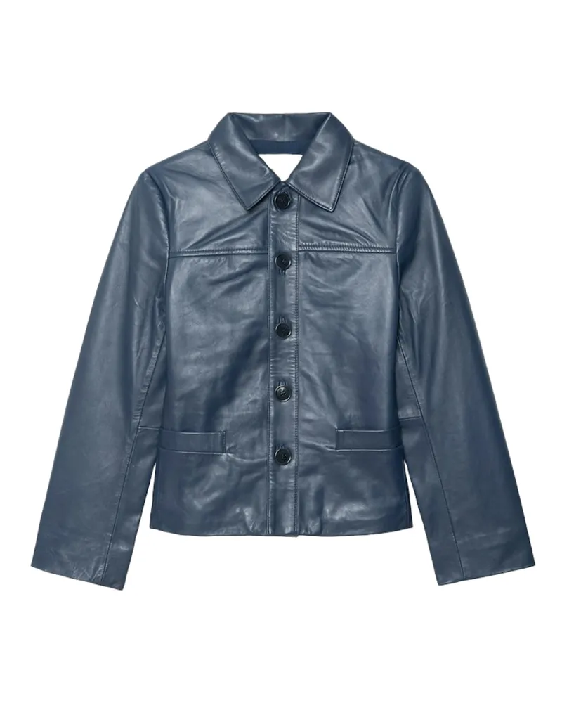 Zadig & Voltaire Liamys Lederjacke Blau