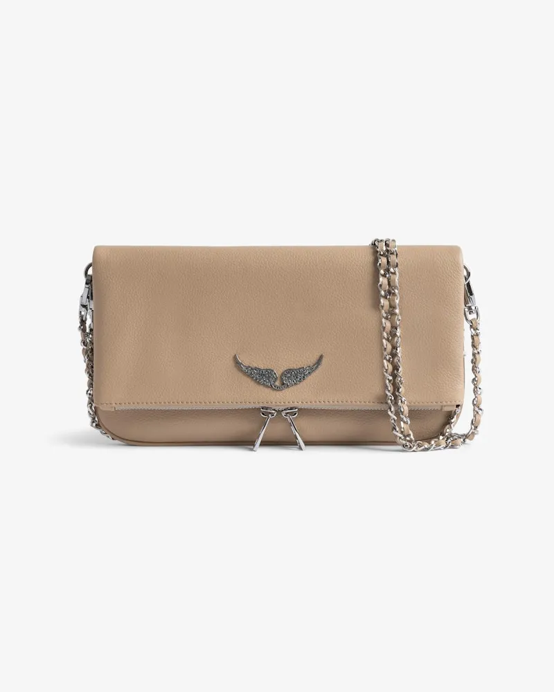 Zadig & Voltaire Clutch Rock Beige