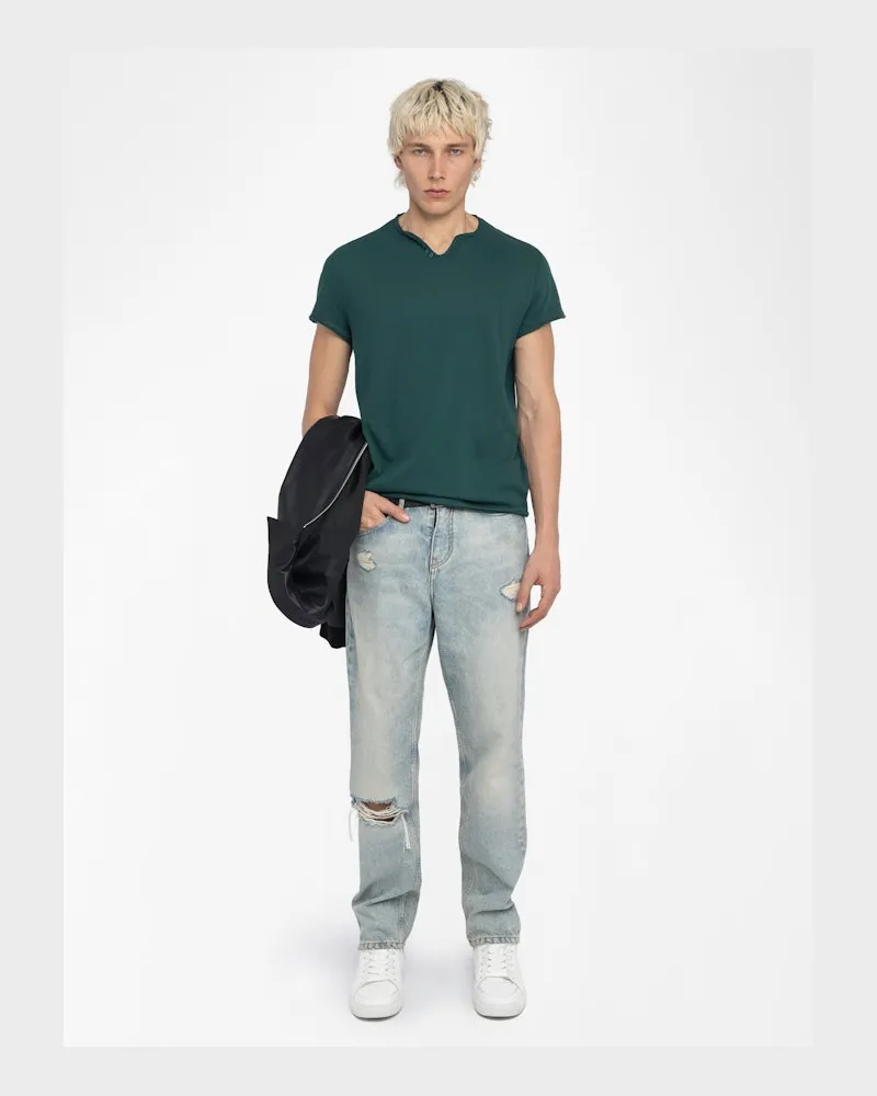 Zadig & Voltaire Henley-shirt Monastir Botanical