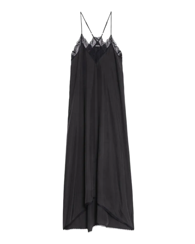 Zadig & Voltaire Kleid Risty 100% Seide Schwarz
