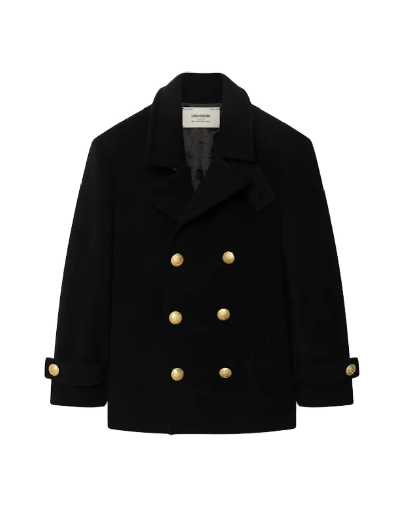 Zadig & Voltaire Mollysa Mantel Schwarz