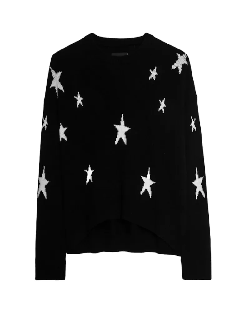 Zadig & Voltaire Pullover Markus 100% Kaschmir Schwarz