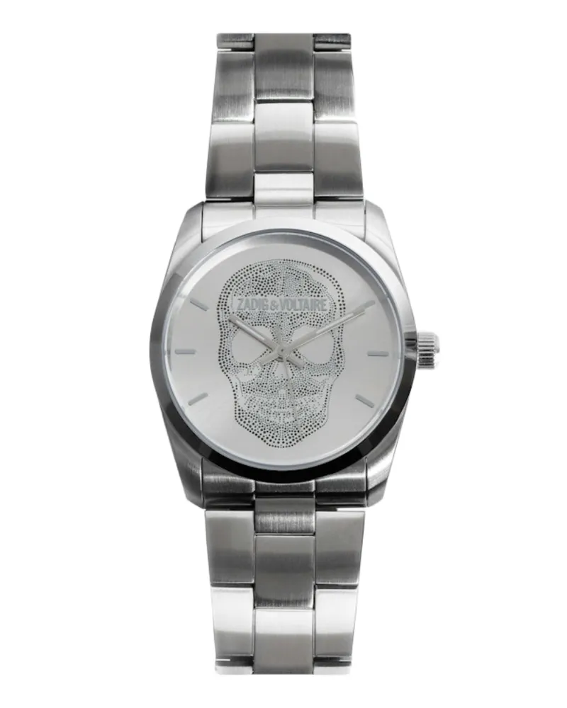 Zadig & Voltaire Zadig Skull Uhr Grau