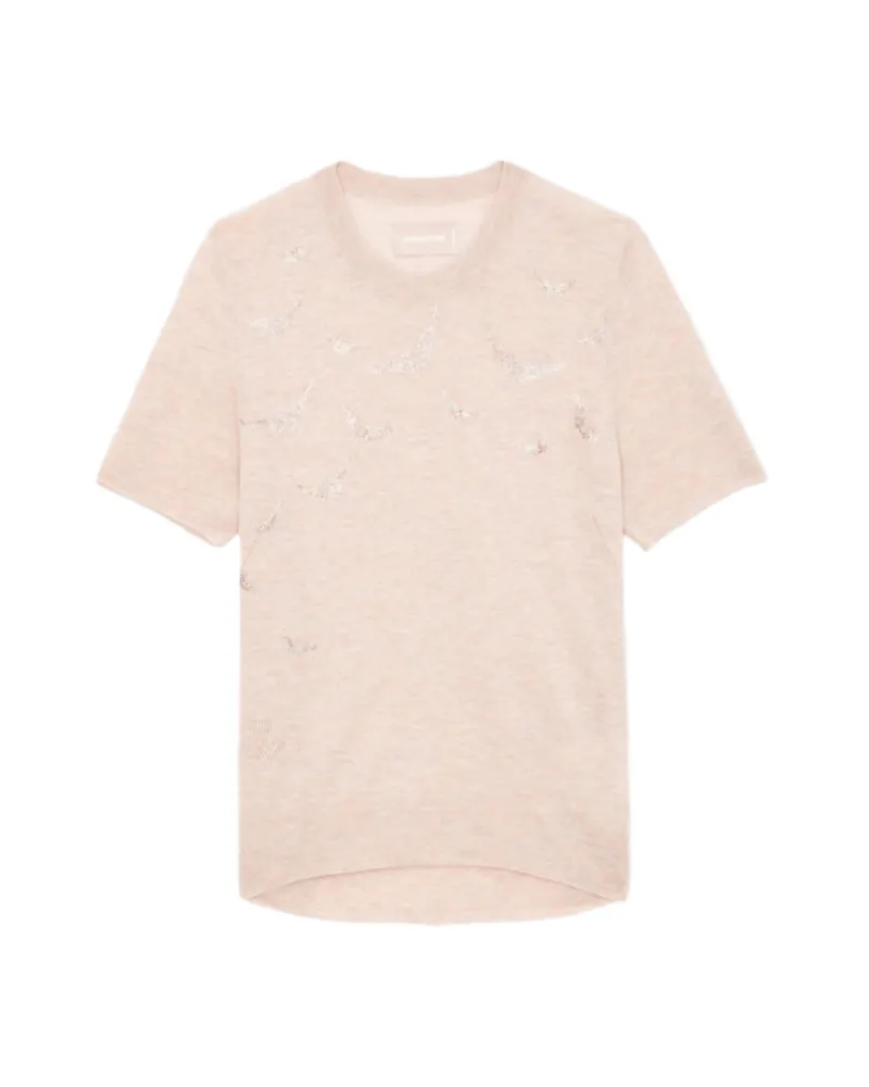 Zadig & Voltaire Pullover Ida 100% Kaschmir Rosa