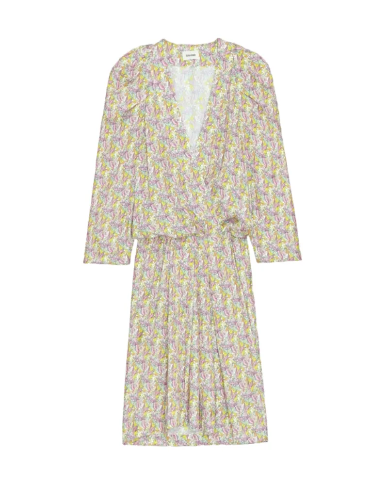 Zadig & Voltaire Kleid Ruz Gelb