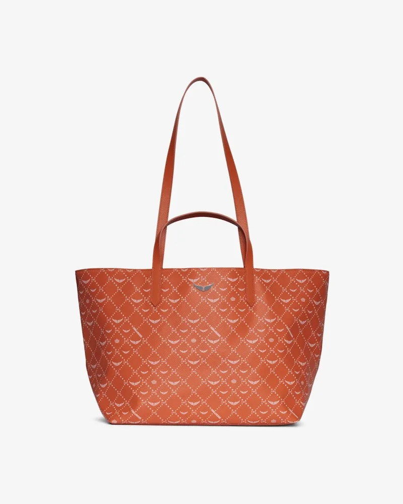 Zadig & Voltaire Z Shopper Xl Monogram Tasche Flame