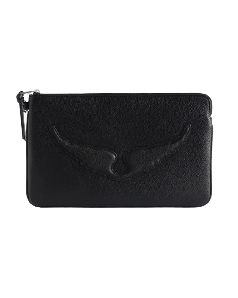 Zadig & Voltaire Clutch Angel Schwarz