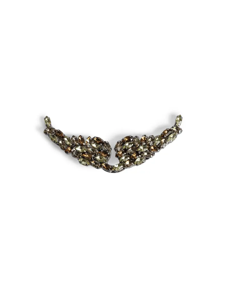 Zadig & Voltaire Charm Swing Your Wings Strass Gold