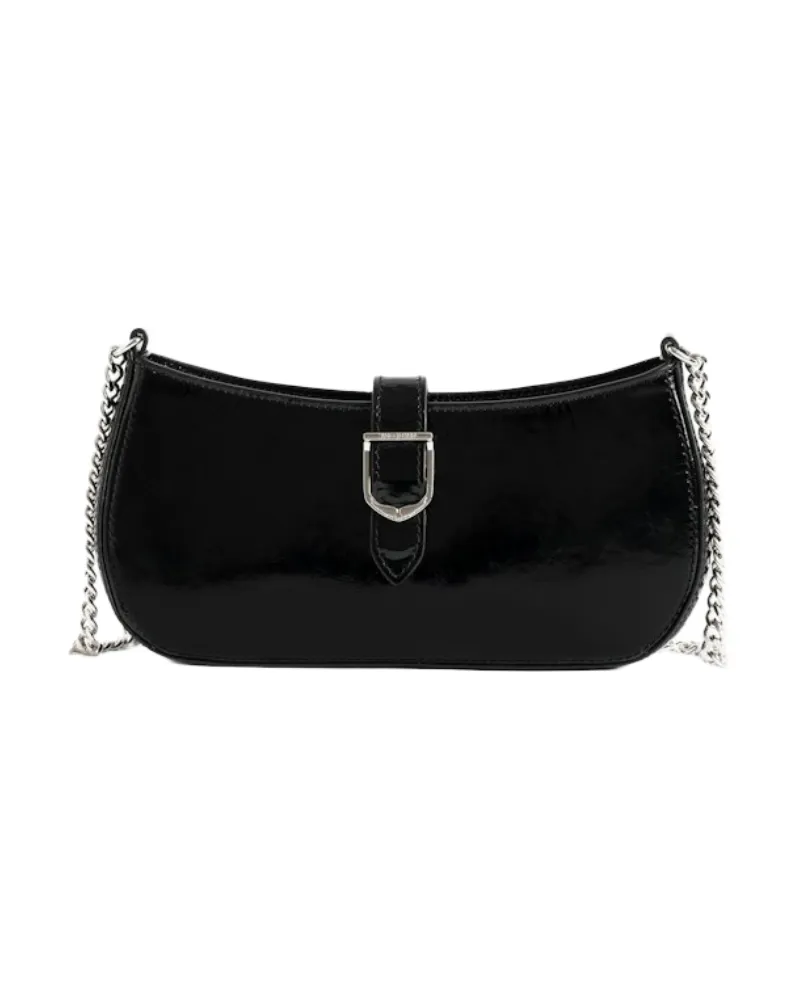 Zadig & Voltaire Janis Vintage Patent Tasche Schwarz