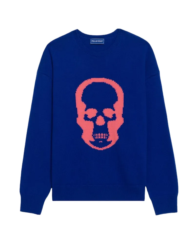 Zadig & Voltaire Pullover Overfav 100% Kaschmir Blau