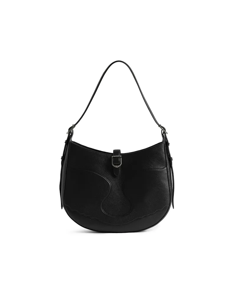 Zadig & Voltaire Moonrise Hobo Tasche Schwarz