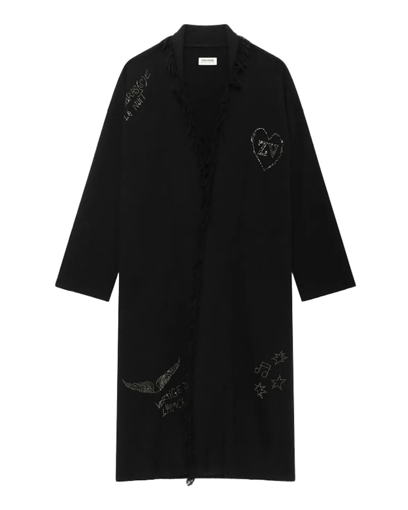 Zadig & Voltaire Camy Mantel Schwarz