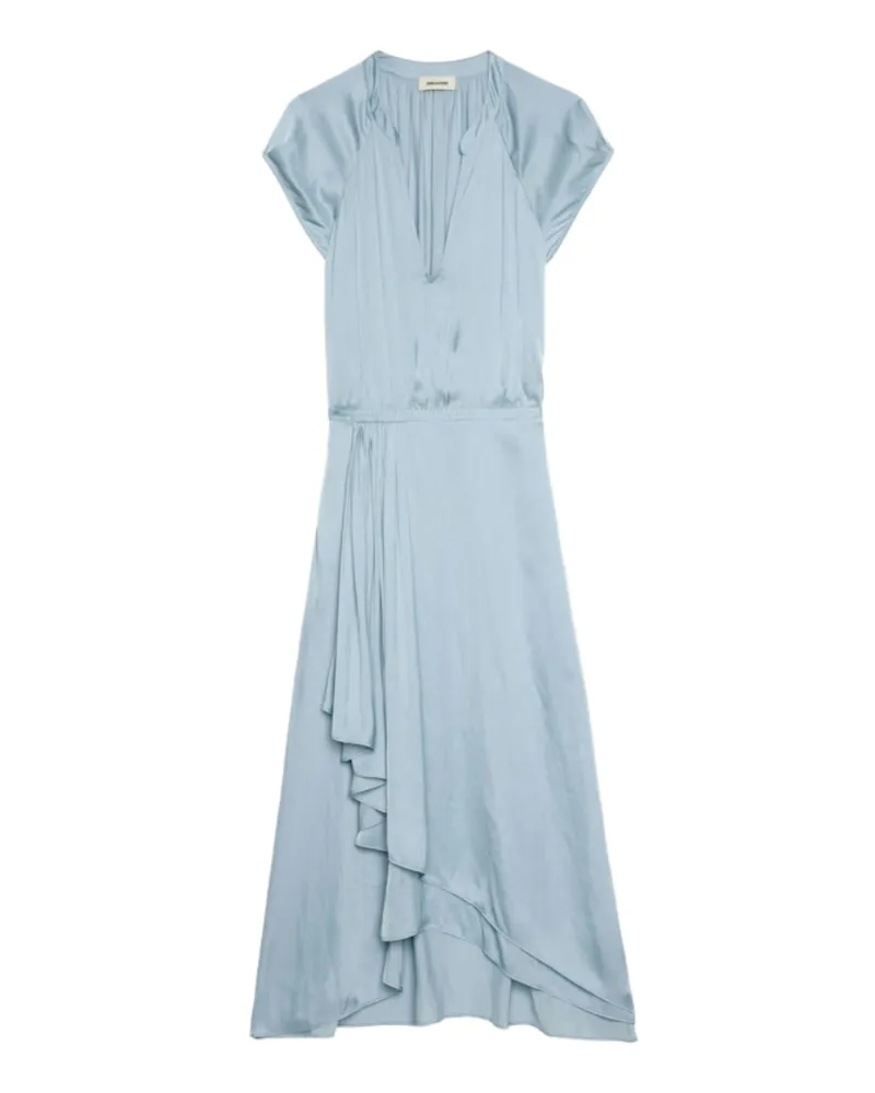 Zadig & Voltaire Kleid Randall Satin Blau