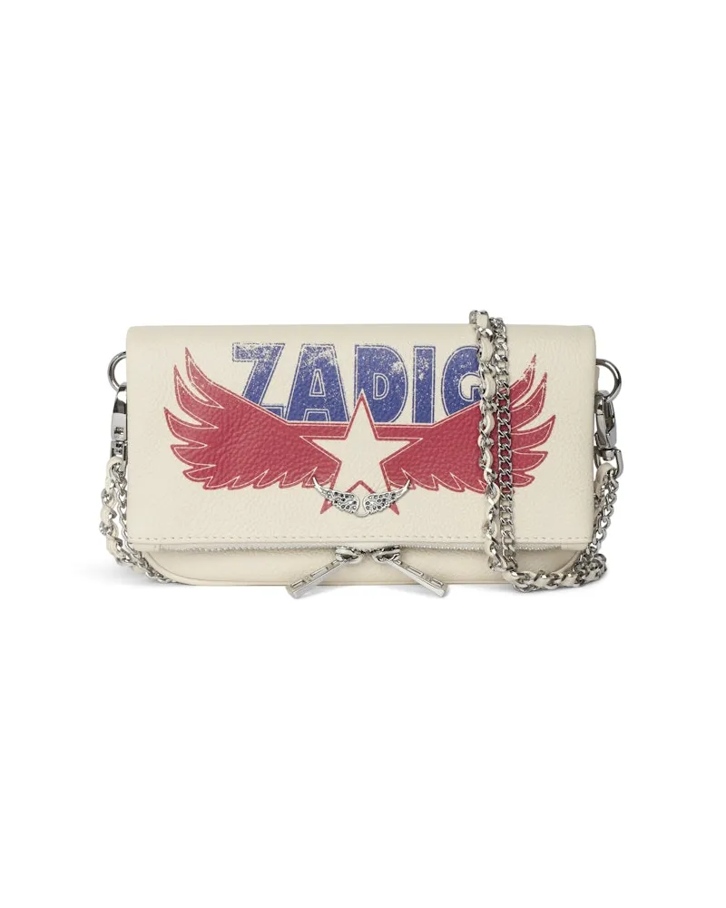 Zadig & Voltaire Clutch Rock Nano Weiß