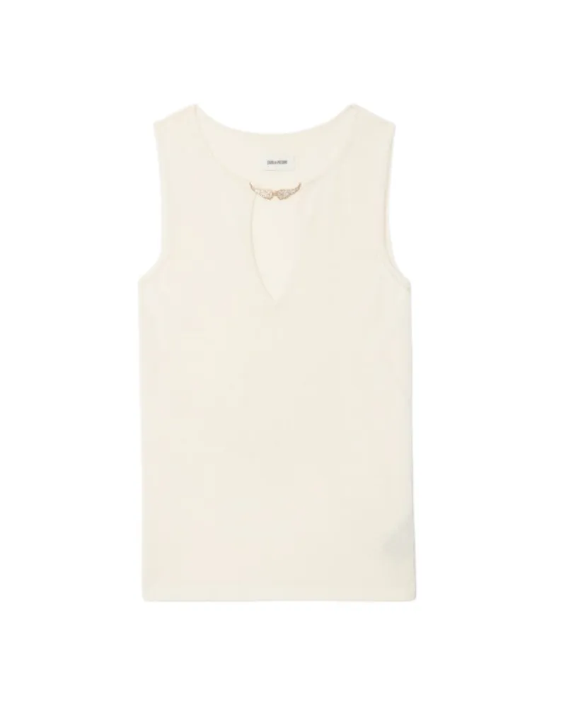 Zadig & Voltaire Top Sayani Weiß