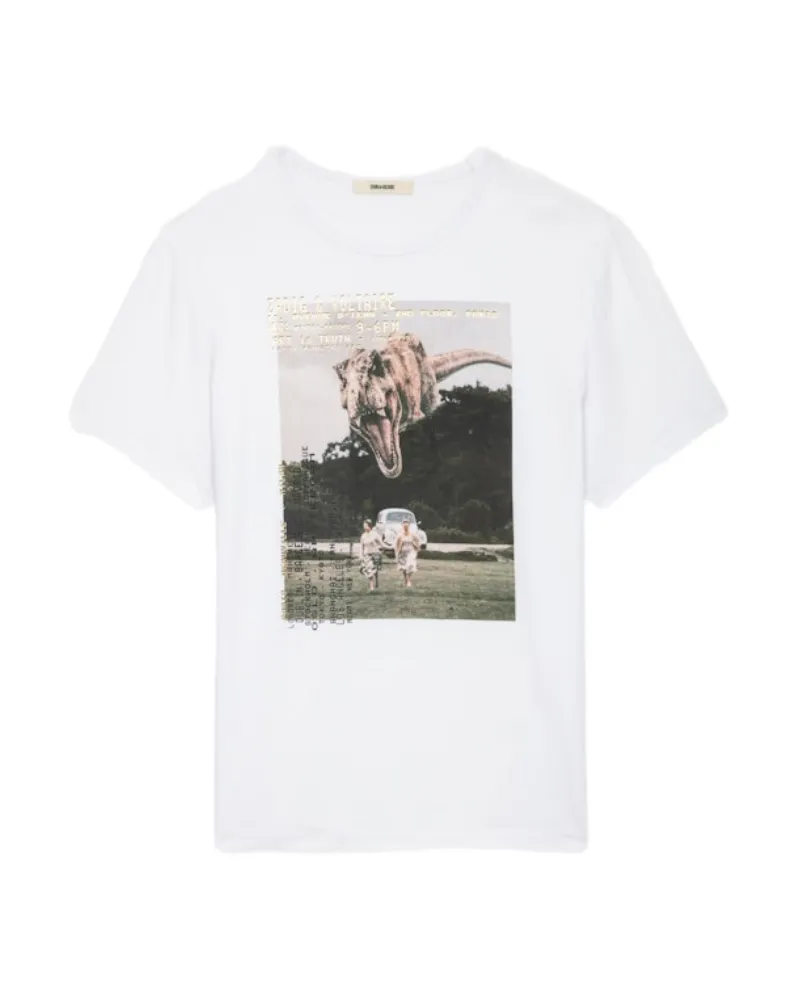 Zadig & Voltaire T-Shirt Ted Weiß