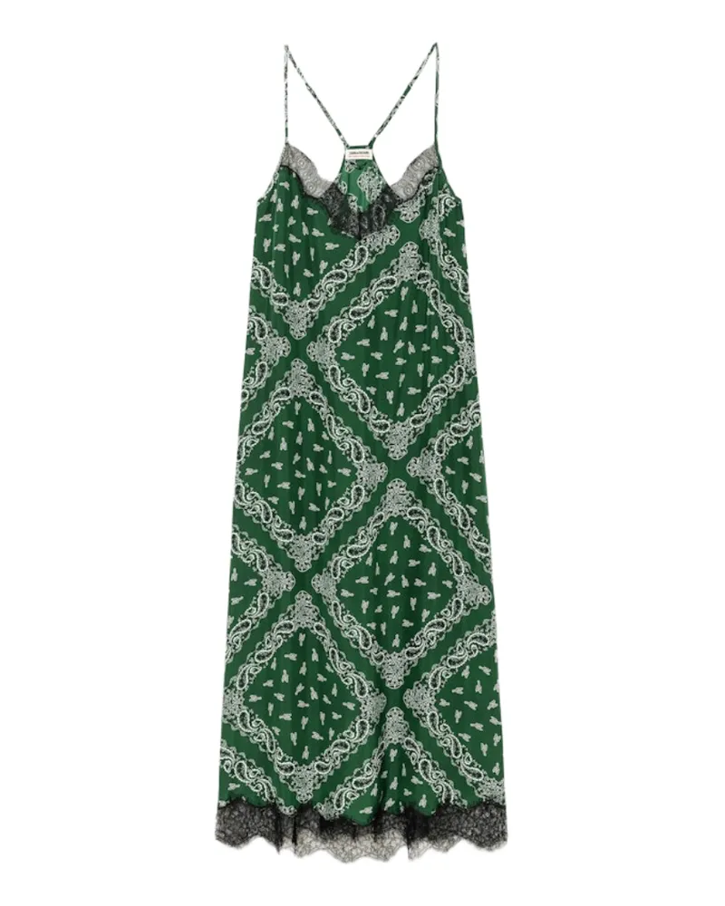 Zadig & Voltaire Kleid Respa 100% Seide Grün