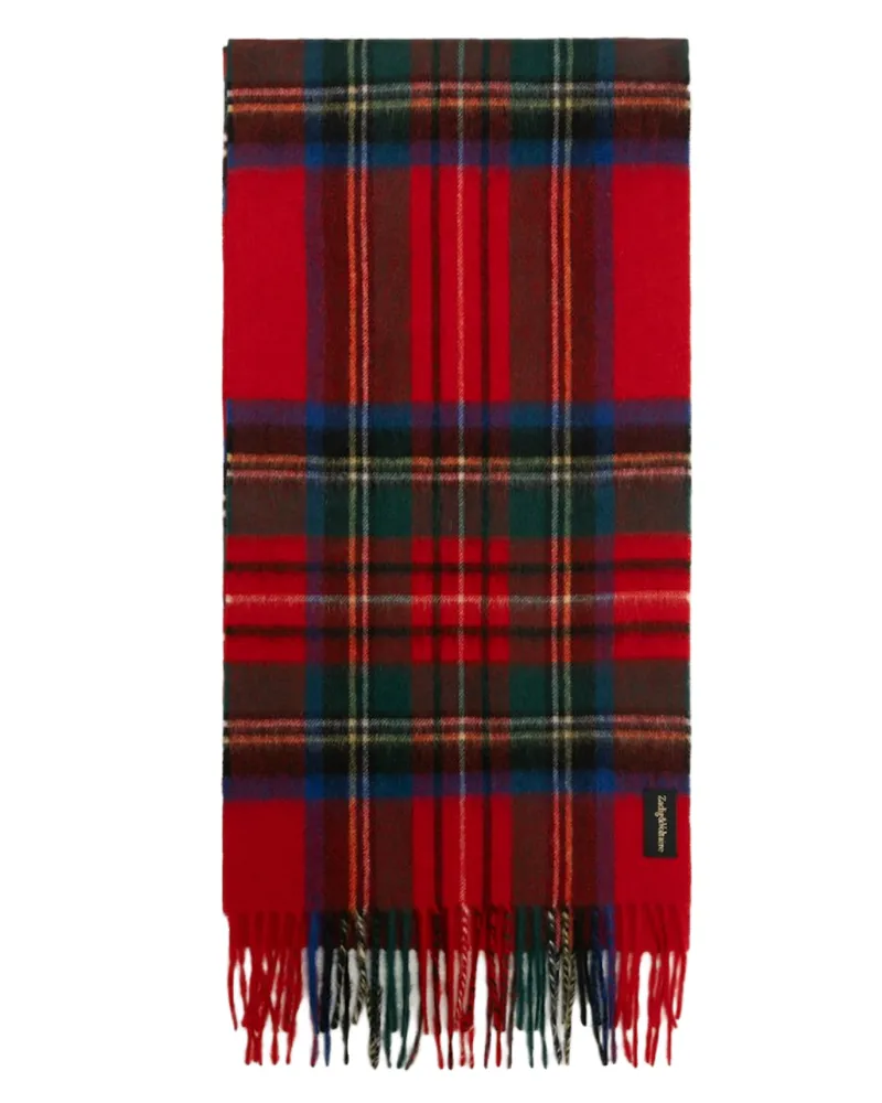Zadig & Voltaire Tartan Schal Rot
