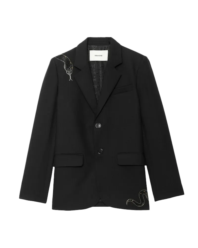 Zadig & Voltaire Blazer Vanille Schwarz