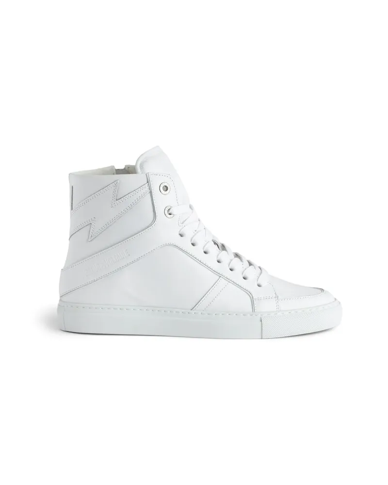 Zadig & Voltaire Sneaker Zv1747 High Flash Weiss