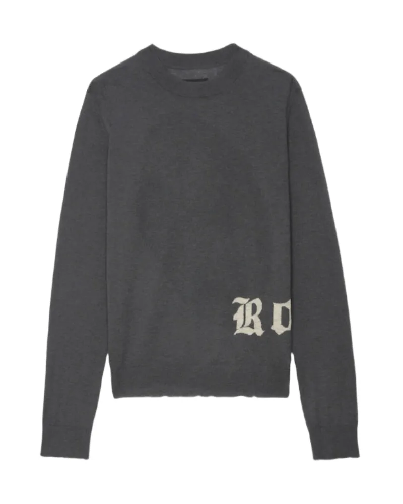 Zadig & Voltaire Pullover Ivy 100% Kaschmir Grau