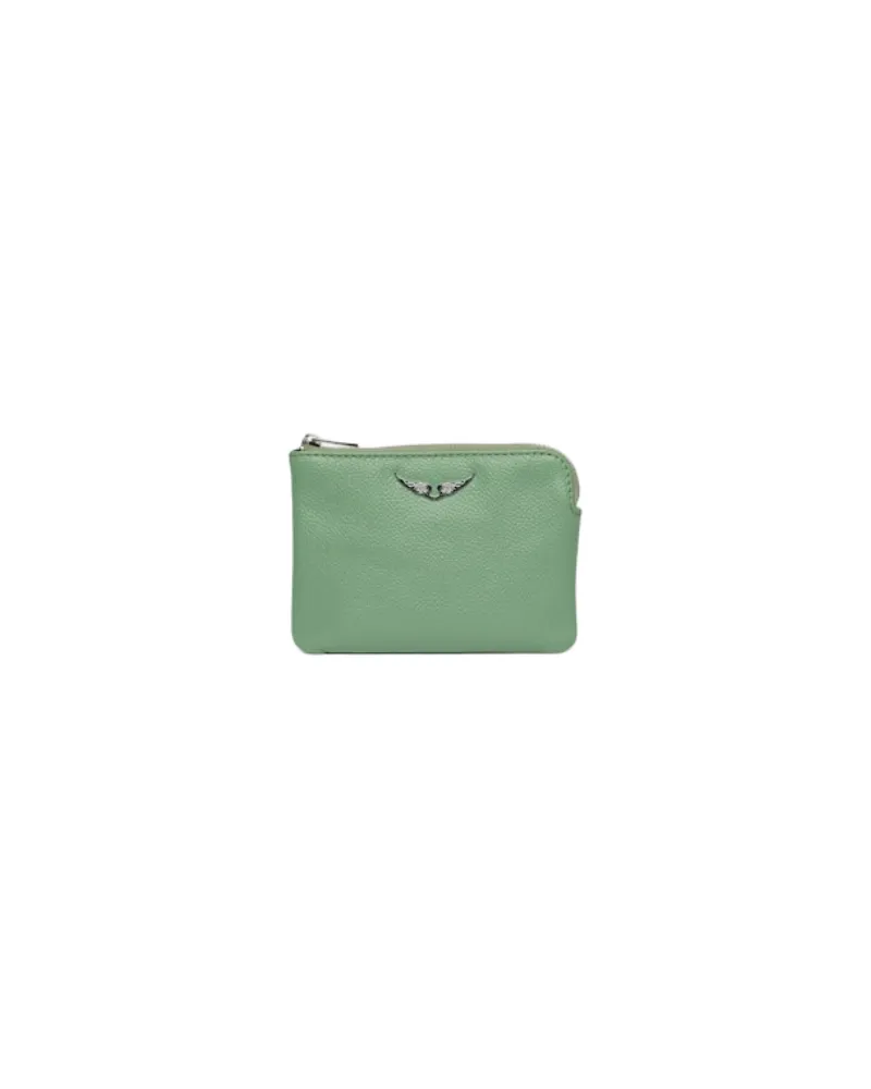 Zadig & Voltaire Kartenetui Mini Uma Wings Grün