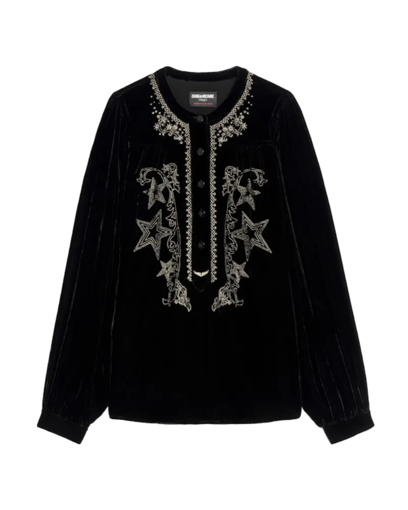 Zadig & Voltaire Bluse Tigy Schwarz