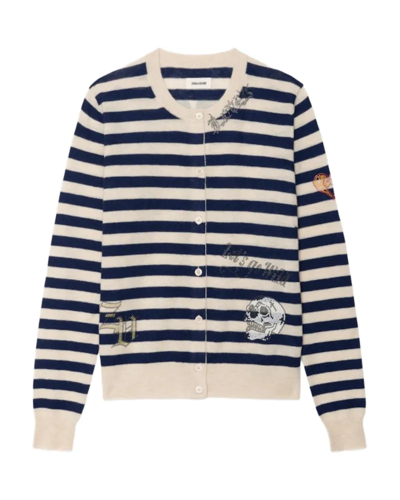 Zadig & Voltaire Cardigan Missya 100% Kaschmir Blau