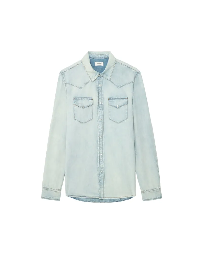 Zadig & Voltaire Hemd Saby Denim Light