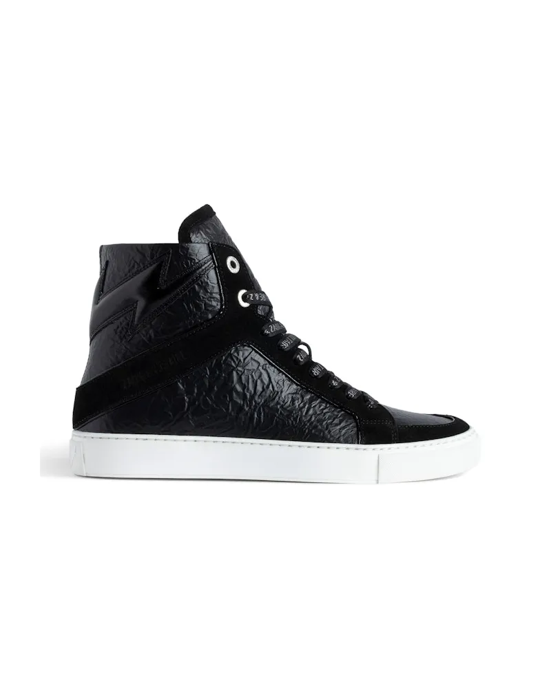 Zadig & Voltaire Hohe Sneakers Zv1747 High Flash Schwarz