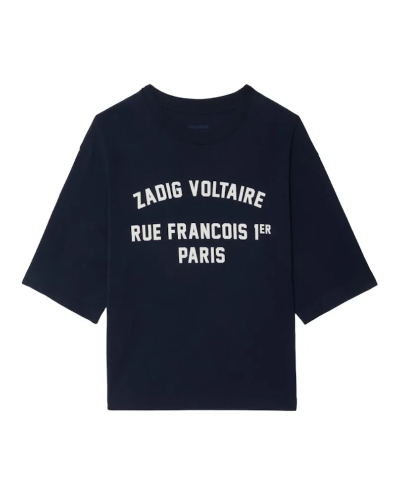 Zadig & Voltaire T-Shirt Taida Blau