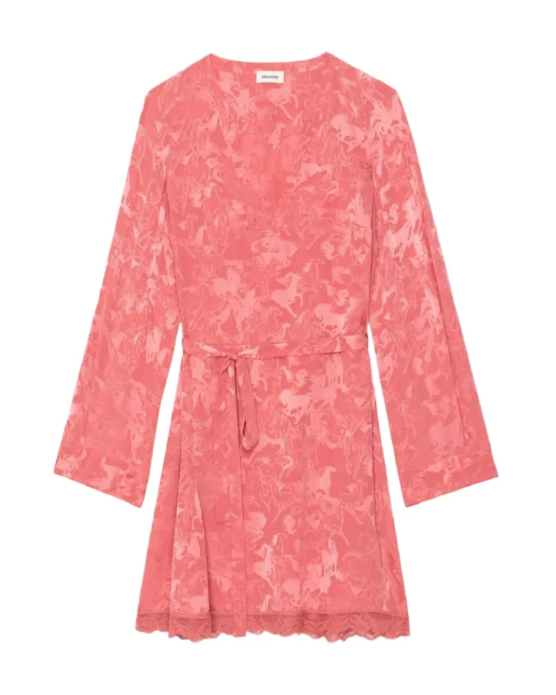 Zadig & Voltaire Kleid Ramasco 100% Seide Rosa