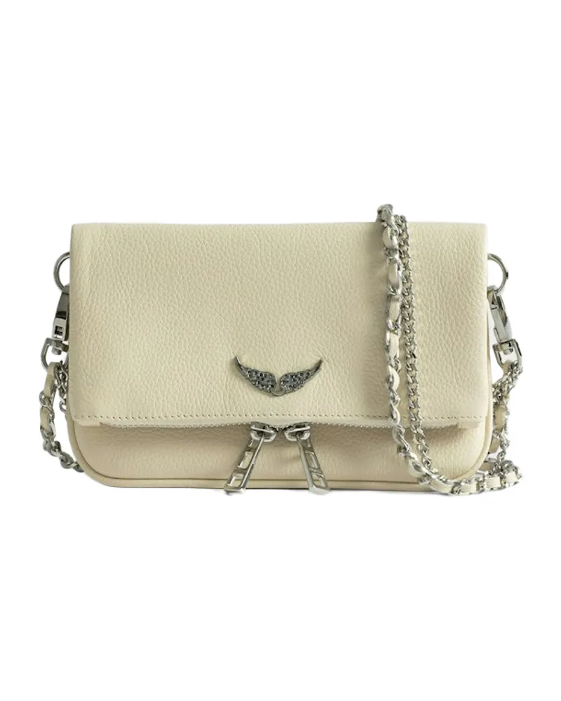 Zadig & Voltaire Rock Mini Clutch Weiß