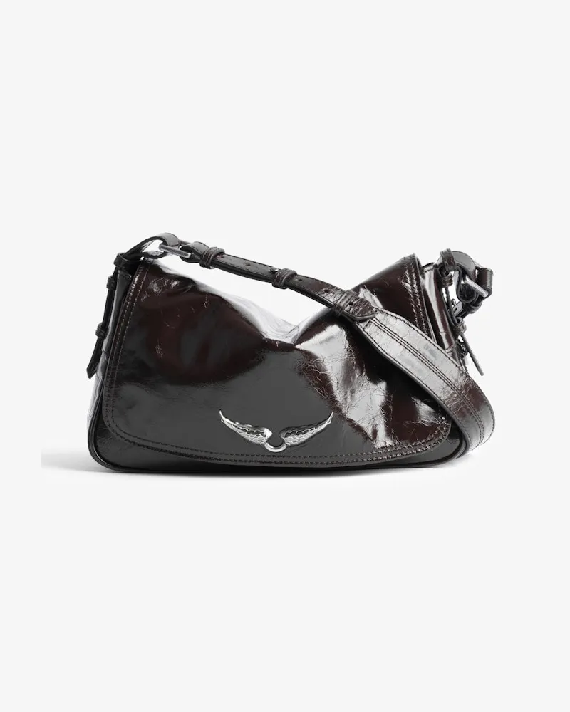 Zadig & Voltaire Tasche Le Zouzou Vintage Patent Brownie