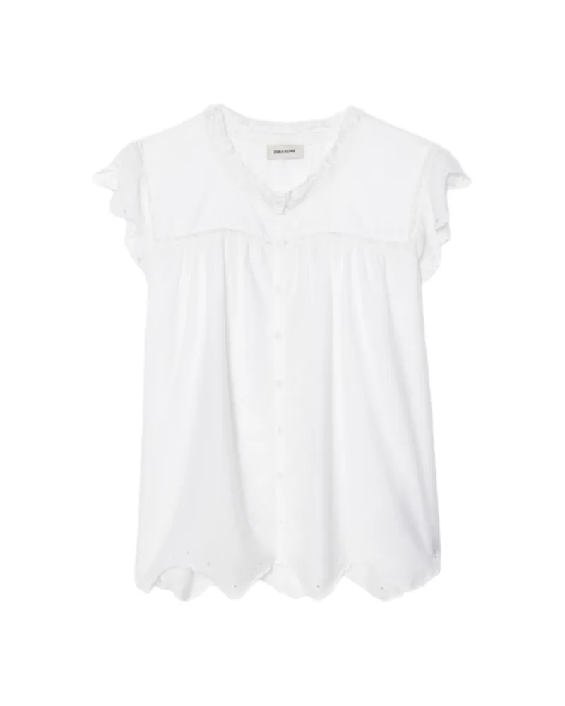 Zadig & Voltaire Top Tika Weiß