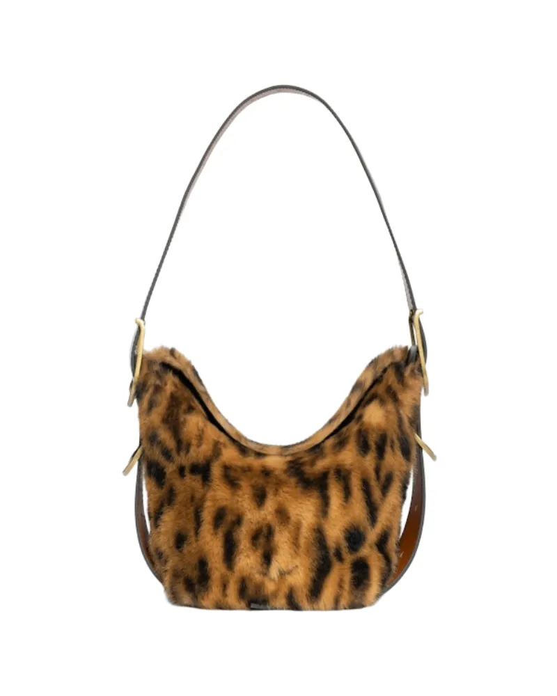 Zadig & Voltaire Baby Jane Leopard Tasche Braun