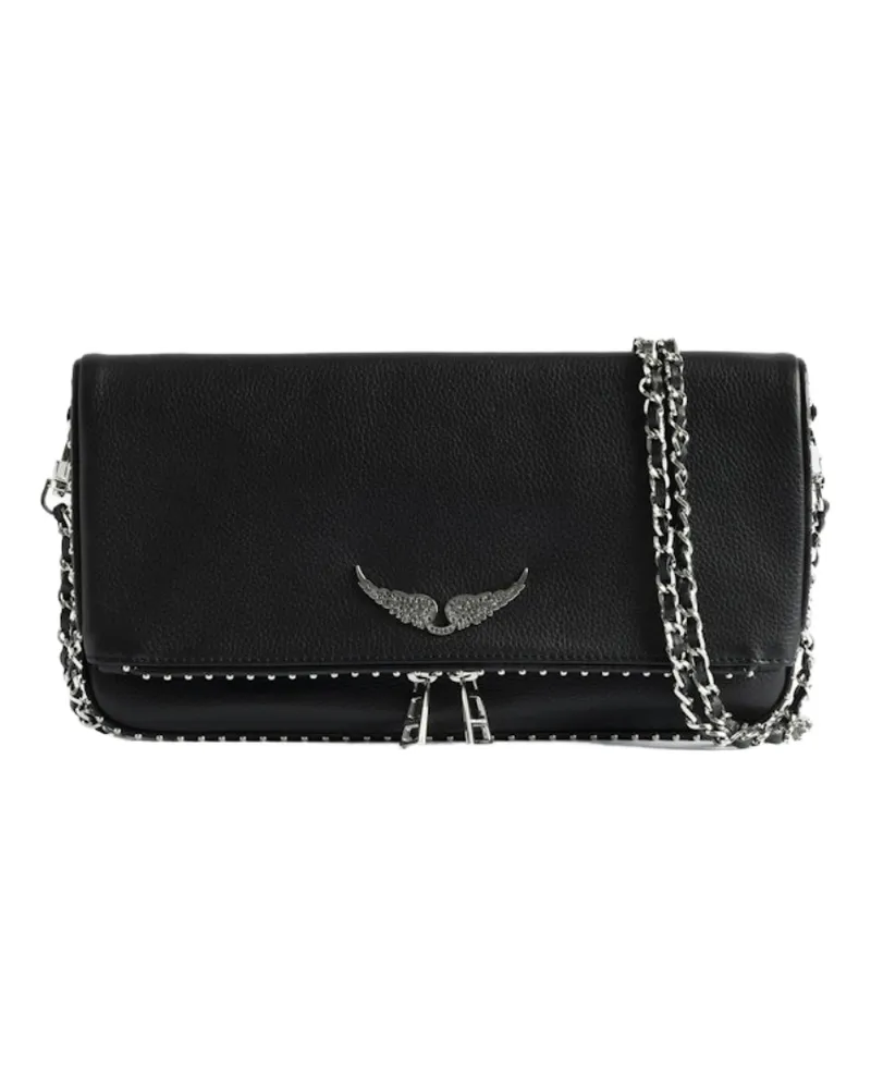 Zadig & Voltaire Clutch Rock Studs Schwarz