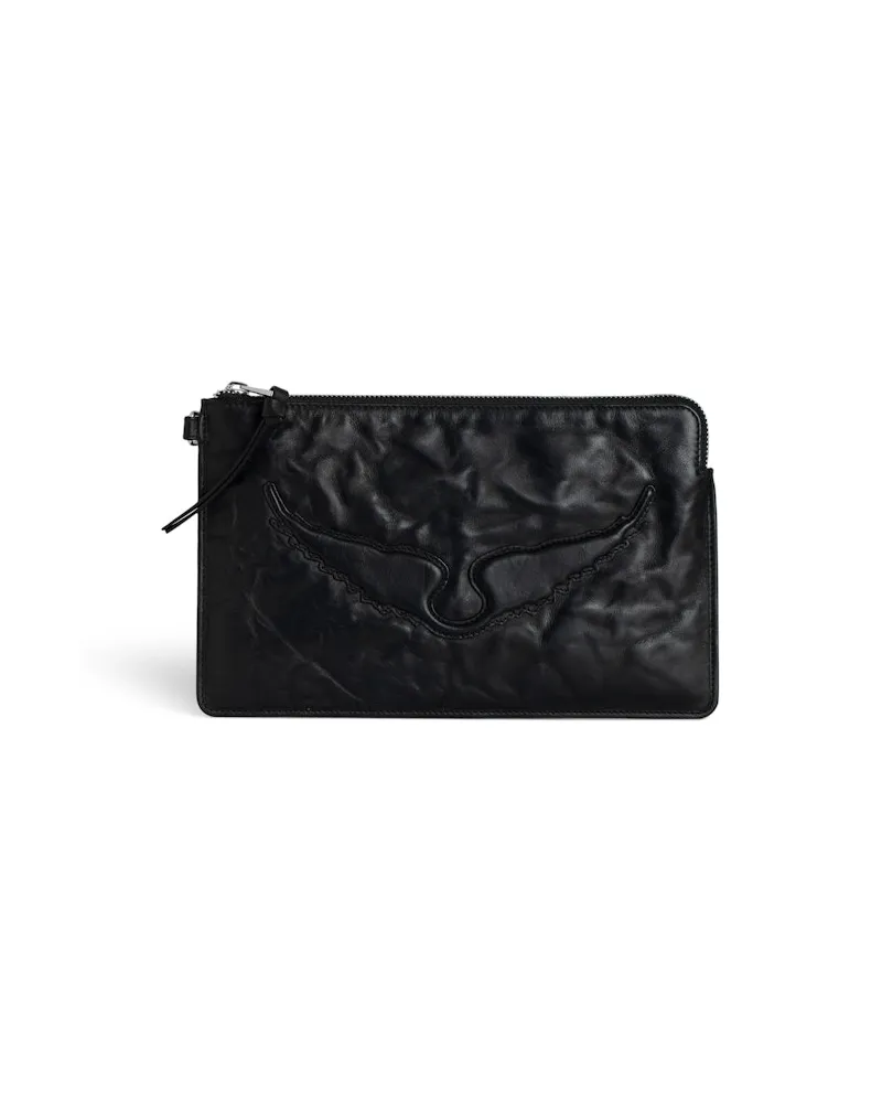 Zadig & Voltaire Angel Pochette Schwarz