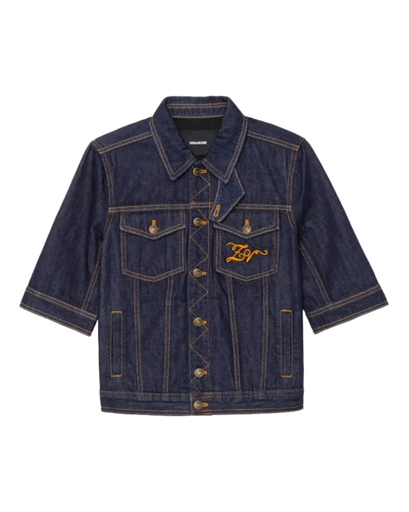 Zadig & Voltaire Jacke Kyo Denim Blau