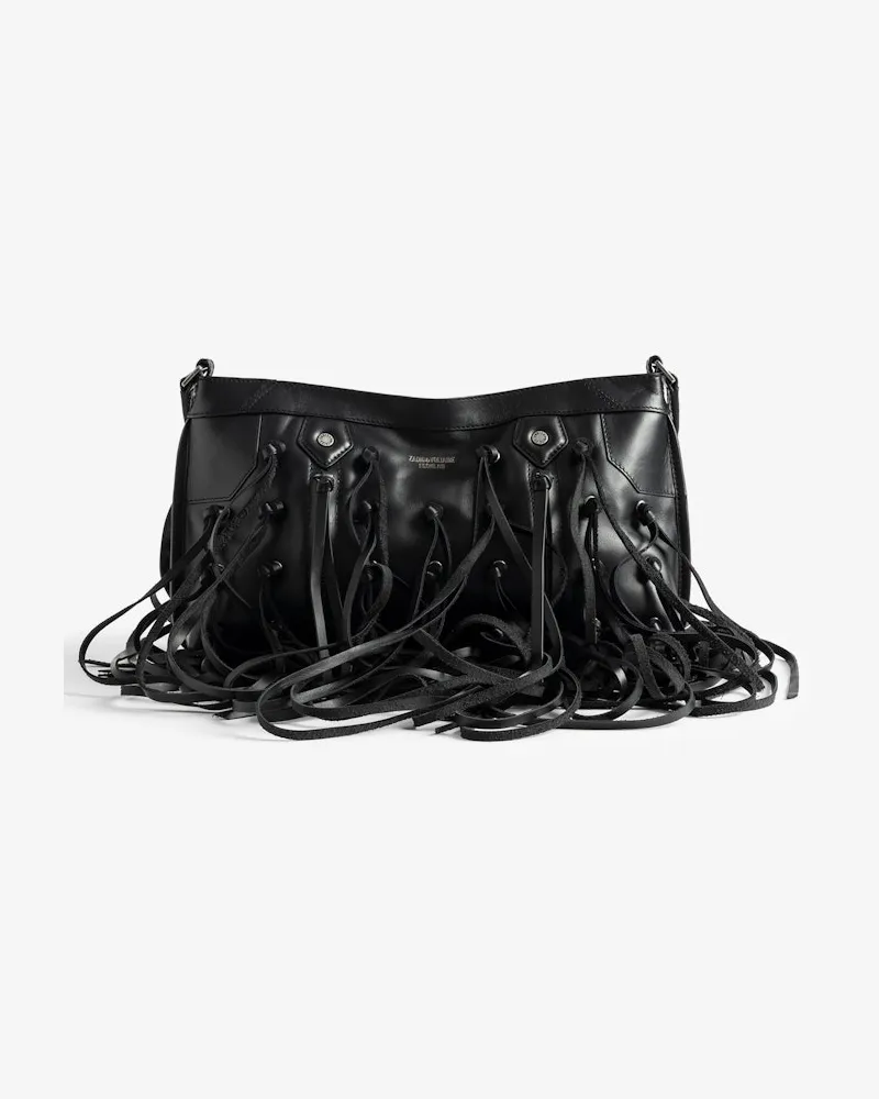 Zadig & Voltaire Tasche Sunny Moody Fringes Black
