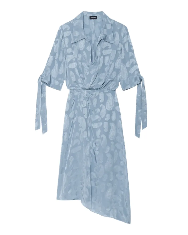 Zadig & Voltaire Kleid Rhani 100% Seide Blau