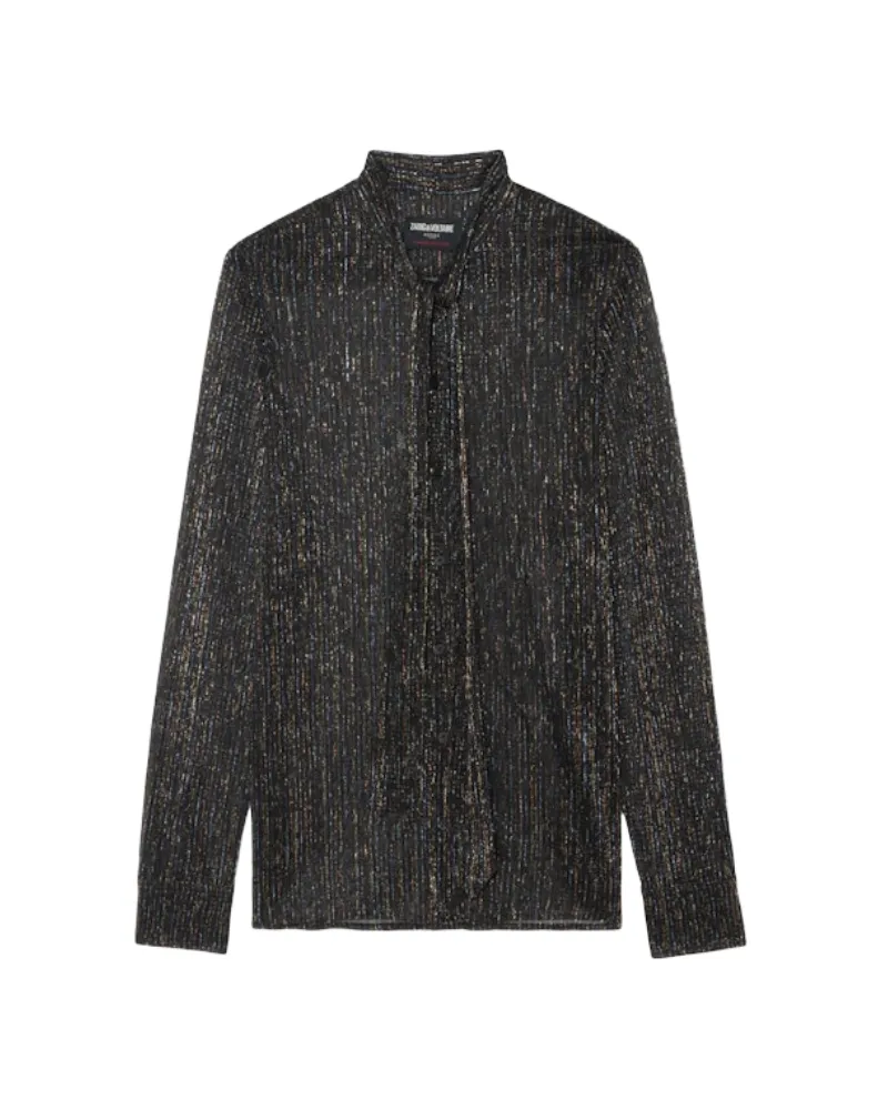 Zadig & Voltaire Hemd Tulba Schwarz