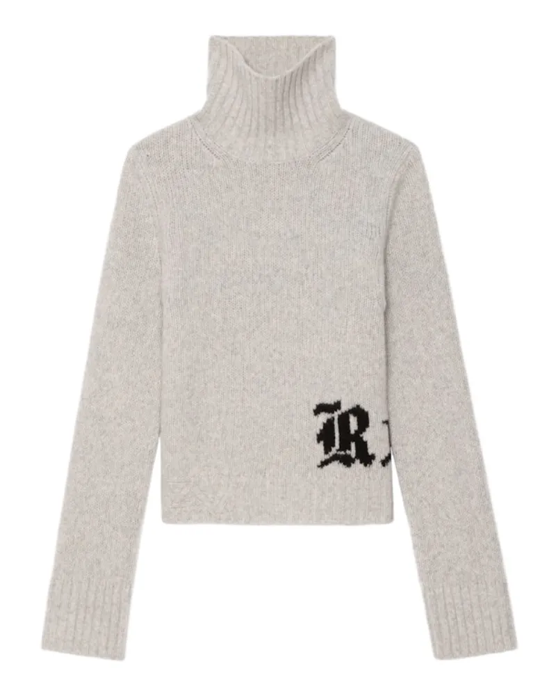 Zadig & Voltaire Pullover Nalma 100% Merinowolle Grau